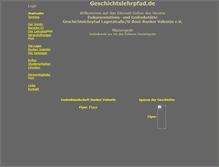 Tablet Screenshot of geschichtslehrpfad.de
